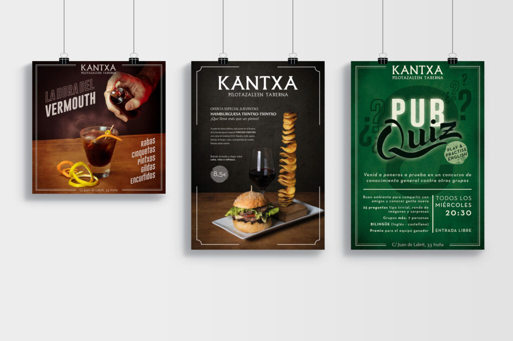 posters bar kantxa